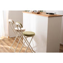 カウンターチェア 椅子 ハイタイプ 座高60cm ハイスツール シンプル おしゃれ カジュアル 背もたれ 折りたたみ 折り畳み スリム コンパクト 省スペース 収納 【納期B】【azm-pc-35】