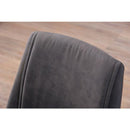 ダイニングチェア 椅子 イス ダイニング スチール 脚 スタイリッシュ 肘なし アームレス インダストリアル デザイン モダン ライトグレー ダークグレー 【納期A】【azm-pc-360】