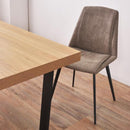ダイニングチェア 椅子 イス ダイニング スチール 脚 スタイリッシュ 肘なし アームレス インダストリアル デザイン モダン ライトグレー ダークグレー 【納期A】【azm-pc-360】