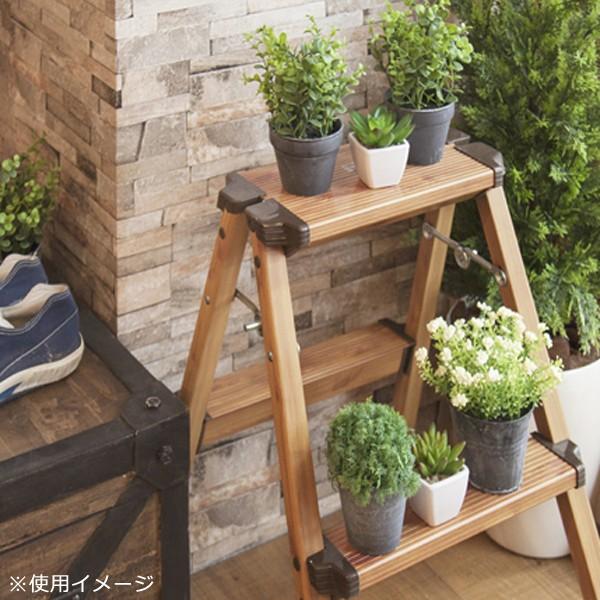 脚立 3段 ステップ台 踏み台 三段 アルミ製 屋外 屋内 防水 【納期B】【azm-pc-403】