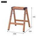 スツール 脚立 1段 おしゃれ 木目柄 カジュアル インテリア 映える 折りたたみ 折り畳み 収納 コンパクト スリム リビング ガレージ 倉庫 車庫 ガーデニング 【納期B】【azm-pc-406】
