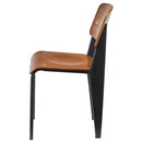 デスクチェア 椅子 ダイニングチェア おしゃれ デザイン スチール脚 スタイリッシュ 背もたれ 肘無し ひじ掛けなし かっこいい インテリア インダストリアル 【納期A】【azm-pc-463】