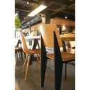 デスクチェア 椅子 ダイニングチェア おしゃれ デザイン スチール脚 スタイリッシュ 背もたれ 肘無し ひじ掛けなし かっこいい インテリア インダストリアル 【納期A】【azm-pc-463】