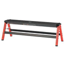 脚立 アルミ おしゃれ 高さ 約30cm ワイド 幅広 ロング 長い 小さい ミニ 小型 折りたたみ スツール ステップ 青 ブルー 赤 レッド 黄色 イエロー 【納期B】【azm-pc-704】