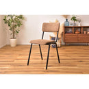 ダイニングチェア 椅子 イス デスクチェア コーデュロイ スチール おしゃれ かわいい 北欧 シンプル ナチュラル ひじ無し 肘なし ブラウン グリーン 緑 グレー 【納期A】【azm-pc-76】