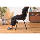 ダイニングチェア 椅子 イス デスクチェア コーデュロイ スチール おしゃれ かわいい 北欧 シンプル ナチュラル ひじ無し 肘なし ブラウン グリーン 緑 グレー 【納期A】【azm-pc-76】