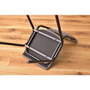 ダイニングチェア 椅子 イス デスクチェア コーデュロイ スチール おしゃれ かわいい 北欧 シンプル ナチュラル ひじ無し 肘なし ブラウン グリーン 緑 グレー 【納期A】【azm-pc-76】