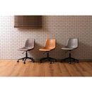 デスクチェア オフィスチェア 回転 椅子 キャスター 肘なし アームレス ソフトレザー レトロ アンティーク調 高級感 大人 スタイリッシュ シンプル おしゃれ 【納期A】【azm-pc-77】