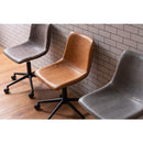 デスクチェア オフィスチェア 回転 椅子 キャスター 肘なし アームレス ソフトレザー レトロ アンティーク調 高級感 大人 スタイリッシュ シンプル おしゃれ 【納期A】【azm-pc-77】