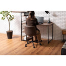 デスクチェア オフィスチェア 回転 椅子 キャスター 肘なし アームレス ソフトレザー レトロ アンティーク調 高級感 大人 スタイリッシュ シンプル おしゃれ 【納期A】【azm-pc-77】