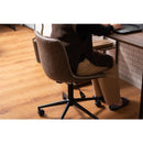 デスクチェア オフィスチェア 回転 椅子 キャスター 肘なし アームレス ソフトレザー レトロ アンティーク調 高級感 大人 スタイリッシュ シンプル おしゃれ 【納期A】【azm-pc-77】