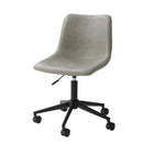 デスクチェア オフィスチェア 回転 椅子 キャスター 肘なし アームレス ソフトレザー レトロ アンティーク調 高級感 大人 スタイリッシュ シンプル おしゃれ 【納期A】【azm-pc-77】