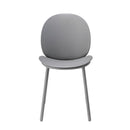 ダイニングチェア 1脚 単品 北欧 おしゃれ デザイン モダン スタイリッシュ シンプル グレー ホワイト 白 椅子 肘掛けなし ひじ無し 【納期A】【azm-pc-862】