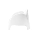 ガーデンチェア おしゃれ モダン デザイン デザイナーズ アート 流線型 曲線 オシャレ 椅子 ブルー 青 白 ホワイト ガーデニング 屋上 屋外 テラス ベランダ 【納期A】【azm-pc-864】