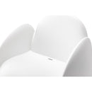 ガーデンチェア おしゃれ モダン デザイン デザイナーズ アート 流線型 曲線 オシャレ 椅子 ブルー 青 白 ホワイト ガーデニング 屋上 屋外 テラス ベランダ 【納期A】【azm-pc-864】