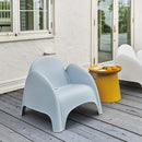 ガーデンチェア おしゃれ モダン デザイン デザイナーズ アート 流線型 曲線 オシャレ 椅子 ブルー 青 白 ホワイト ガーデニング 屋上 屋外 テラス ベランダ 【納期A】【azm-pc-864】