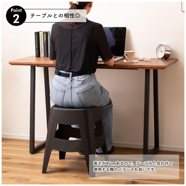 スツール 椅子 腰掛け おしゃれ 北欧 チェア 背もたれなし 玄関 リビング スタッキング可能 重ねられる かわいい デザイン 黒 ブラック グレー 黄色 イエロー 【納期B】【azm-pc-865】
