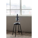 スツール 椅子 ハイタイプ おしゃれ スチール 丸型 円形 ラウンド アンティーク調 チェア モダン ブラウン レザー 革 背もたれなし インダストリアル 高級感 【納期A】【azm-pc-971】