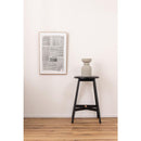 スツール カウンターチェア ハイスツール ダイニングチェアー 椅子 天然木 スチール 円座 丸形 背もたれなし 来客用 モダン シンプル おしゃれ ブラック 黒 【納期A】【azm-pc-972】