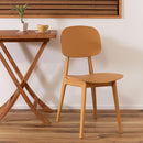 ダイニングチェア シンプル 北欧 背もたれ 座面 曲線 カーブ デザイン おしゃれ カジュアル 椅子 ブラック 黒 グリーン 緑 グレー イエロー 黄色 オレンジ系 【納期A】【azm-pc-973】