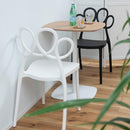 チェア おしゃれ 椅子 イス ダイニングチェア 北欧 オシャレ デザイン 背もたれ 肘掛けなし スタッキング 重ねられる 収納 黒 ブラック グレー 白 ホワイト 【納期A】【azm-pc-974】