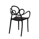 チェア おしゃれ 椅子 ダイニングチェアー 北欧 インテリア デザイン 背もたれ 肘掛け アームチェア スタッキング 重なる 収納 黒 ブラック グレー 白 ホワイト 【納期A】【azm-pc-975】