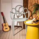 チェア おしゃれ 椅子 ダイニングチェアー 北欧 インテリア デザイン 背もたれ 肘掛け アームチェア スタッキング 重なる 収納 黒 ブラック グレー 白 ホワイト 【納期A】【azm-pc-975】