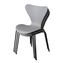 ダイニングチェア 単品 1脚 北欧 スタイリッシュ おしゃれ カッコイイ 椅子 スタッキング 重ね 収納 肘なし ひじ掛けなし グレー ホワイト 白 イエロー 黄色 【納期A】【azm-pc-983】