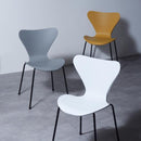 ダイニングチェア 単品 1脚 北欧 スタイリッシュ おしゃれ カッコイイ 椅子 スタッキング 重ね 収納 肘なし ひじ掛けなし グレー ホワイト 白 イエロー 黄色 【納期A】【azm-pc-983】