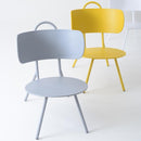 ダイニングチェア 単品 1脚 リビングチェア ローチェア 北欧 シンプル 椅子 ホワイト 白 グレー イエロー 黄色 モダン デザイン アート 芸術的 スタイリッシュ 【納期A】【azm-pc-984】