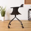 デスクチェア パソコンチェア PCチェア オフィスチェア 事務椅子 おしゃれ スタイリッシュ かっこいい 黒 ブラック 白 ホワイト キャスター付き 肘掛付き 【納期A】【azm-pc-986】