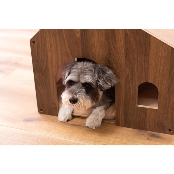 ペットハウス ドッグハウス 犬小屋 屋内用 室内 ペット用ベッド ベット 犬 イヌ 猫 ネコ おしゃれ デザイン 北欧 インテリア 木製 小型犬 リビング ダイニング 【納期B】【azm-pet-122】