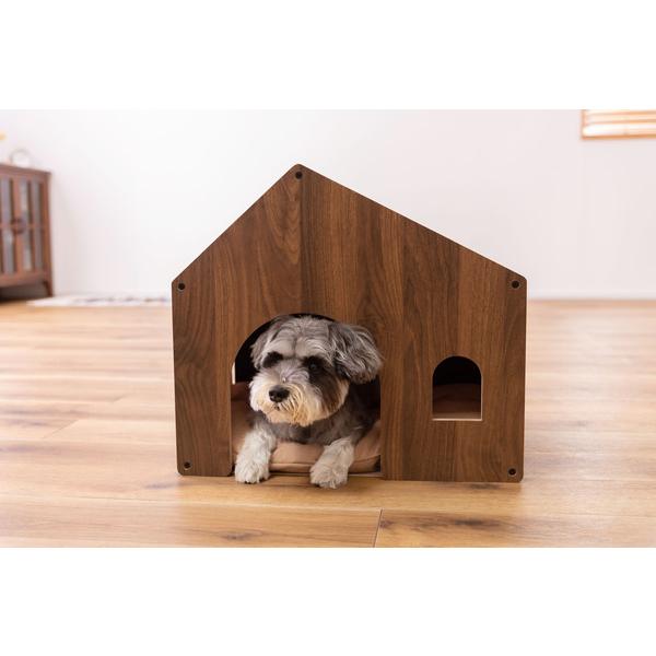 ペットハウス ドッグハウス 犬小屋 屋内用 室内 ペット用ベッド ベット 犬 イヌ 猫 ネコ おしゃれ デザイン 北欧 インテリア 木製 小型犬 リビング ダイニング 【納期B】【azm-pet-122】