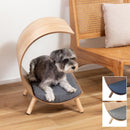 ペット用ベッド ペットベット 犬 イヌ 猫 ネコ ペット用 曲げ木 カーブ 湾曲 曲線 かわいい おしゃれ 北欧 インテリア 木製 小型犬 リビング ダイニング 【納期B】【azm-pet-124】