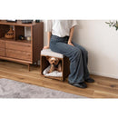 ペットスツール 椅子 腰掛け スツール 犬 イヌ 猫 ネコ 座布団 ストライプ ボーダー チェック 柄 デザイン ペットサークル ケージ ペット用品 インテリア 【納期B】【azm-pet-169】