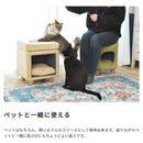 ペットハウス 猫 ねこ ネコ スツール 椅子 収納 脚つき インテリア デザイン 遊び場 ペット クッション付き かわいい おしゃれ ファブリック素材 丸型 円形 【納期B】【azm-pet-61】