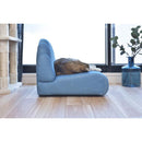 ペット用ソファ 猫 ネコ ねこ 小型犬 イヌ いぬ ミニサイズ ソファー シェル型 貝 モチーフ デニム風生地 おしゃれ インテリア カジュアル かわいい リビング 【納期A】【azm-pet-65】