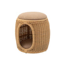 スツール 収納 ペットスツール ペットハウス キャットハウス 犬 猫 ネコ 座れる 椅子 プランターカバー 鉢入れ おもちゃ箱 収納ボックス 天然木 ラタン おしゃれ 【納期B】【azm-pet-66】