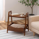 サイドテーブル ペットソファ クッション 犬 イヌ 猫 ネコ くつろぐ くつろぎ スペース かわいい おしゃれ ラック ミニテーブル 天然木製 北欧 家具調 机 棚 【納期B】【azm-pet-67】