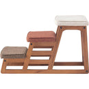 ペット用スロープ 階段 段差 スロープ ペット階段 犬 猫 ネコ スツール 屋内 リビング 玄関 ダイニング 寝室 北欧 おしゃれ デザイン インテリア 天然木製 【納期B】【azm-pet-70】