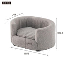 ペット用ベッド 猫 ネコ 犬 イヌ ペット専用 ソファ ベット リビング 玄関 おしゃれ 小さめ 小型 かわいい インテリア 布地 ファブリック クッション 厚み 【納期B】【azm-pet-72】