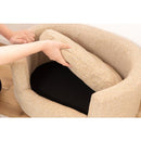 ペット用ベッド 猫 ネコ 犬 イヌ ペット専用 ソファ ベット リビング 玄関 おしゃれ 小さめ 小型 かわいい インテリア 布地 ファブリック クッション 厚み 【納期B】【azm-pet-72】