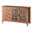 キャビネット 木製 食器棚 低い 収納 ローチェスト 【納期A】【azm-pm-308】