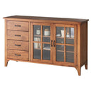 キャビネット 木製 食器棚 低い 収納 ローチェスト 【納期A】【azm-pm-308】