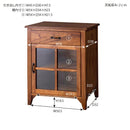 キャビネット 収納 ナチュラル 北欧 モダン 木製 おしゃれ 和モダン カントリー調 収納棚 ガラス 扉 引き出し 食器棚 ミニ 小さい 小型 省スペース コンパクト 【納期A】【azm-pm-315】