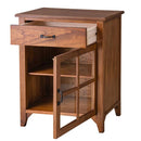 キャビネット 収納 ナチュラル 北欧 モダン 木製 おしゃれ 和モダン カントリー調 収納棚 ガラス 扉 引き出し 食器棚 ミニ 小さい 小型 省スペース コンパクト 【納期A】【azm-pm-315】