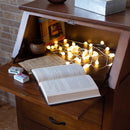 ライティングチェスト チェスト 4段 ナチュラル 北欧 モダン 木製 おしゃれ 和モダン カントリー調 収納棚 引き出し 机 書き物 小さい 小型 コンパクト 【納期A】【azm-pm-317】