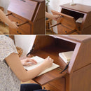 ライティングチェスト チェスト 4段 ナチュラル 北欧 モダン 木製 おしゃれ 和モダン カントリー調 収納棚 引き出し 机 書き物 小さい 小型 コンパクト 【納期A】【azm-pm-317】