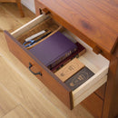 ライティングチェスト チェスト 4段 ナチュラル 北欧 モダン 木製 おしゃれ 和モダン カントリー調 収納棚 引き出し 机 書き物 小さい 小型 コンパクト 【納期A】【azm-pm-317】