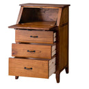 ライティングチェスト チェスト 4段 ナチュラル 北欧 モダン 木製 おしゃれ 和モダン カントリー調 収納棚 引き出し 机 書き物 小さい 小型 コンパクト 【納期A】【azm-pm-317】